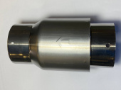 Обратный клапан для дымохода колонки с принудительной вытяжкой (турбо) D=60
