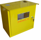 Ящик под газовый счетчик желтый G10 металл 