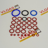 Комплект прокладок (уплотнительных колец, сальников) для котлов Daewoo DGB 100, 130, 160, 200 MSC